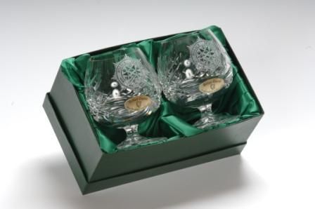 Brandy Glass pair